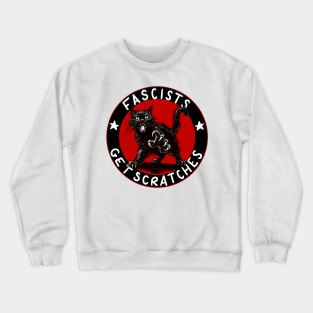 Cats Against Fascists Crewneck Sweatshirt